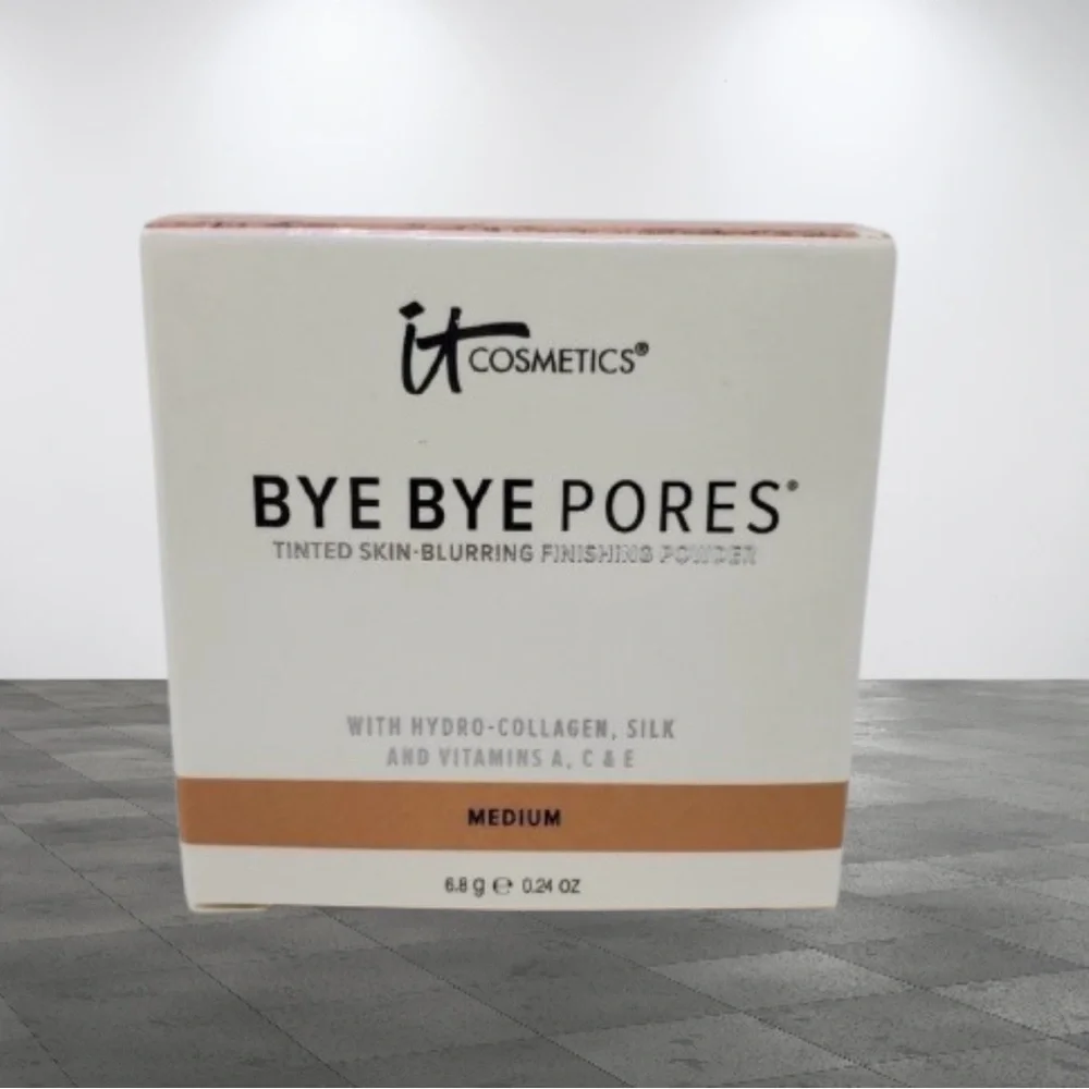 It Cosmetics Bye Bye Pores Tinted Skin-Blurring Finishing Powder Medium Sealed